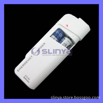 Portable Universal Emergency USB 2 AA Battery Mobile Phone Charegr